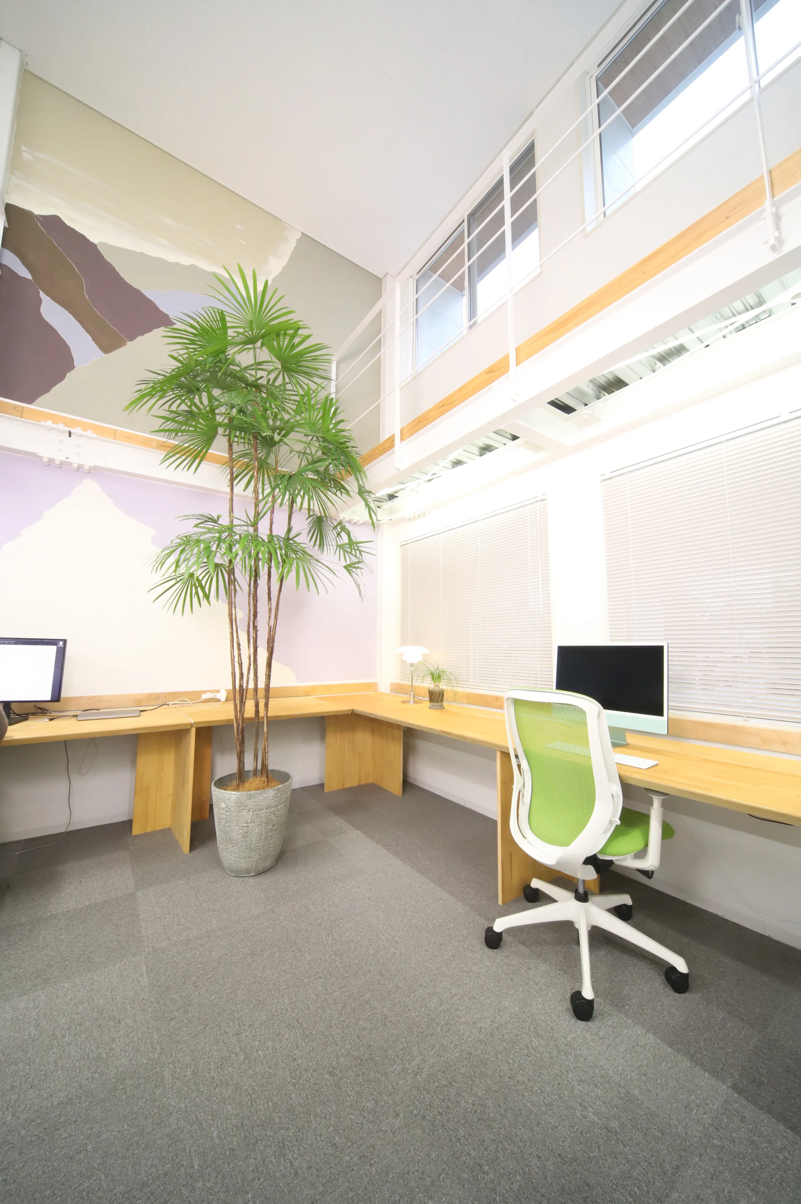 集中しやすいオフィス空間